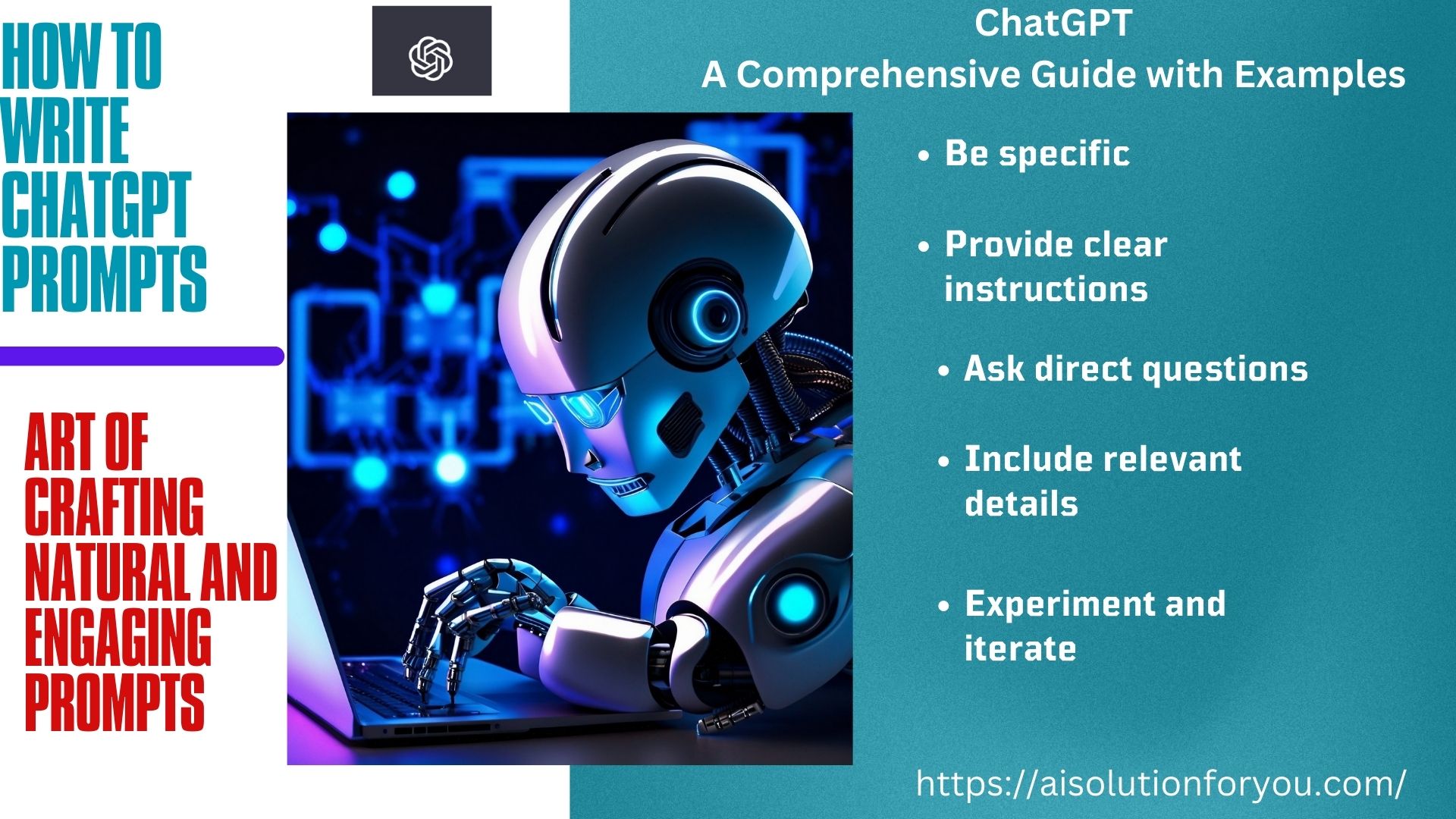 How to Write effective ChatGPT Prompts: A Comprehensive Guide with Examples for Different Roles and Professions