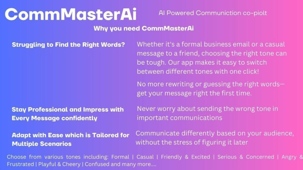 Comm Master AI